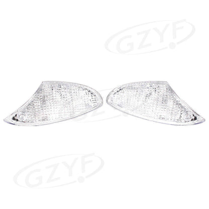 Clear Front Turn Signal Lens Covers  for BMW K1200S K1300S (All Years)
