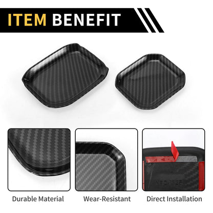 Carbon Fiber Door Handle Bowl Covers for Jeep Gladiator JT (2020-2024)