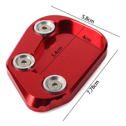 Kickstand Enlarger Plate for Honda CBR250RR (2017-2018) - Red CNC