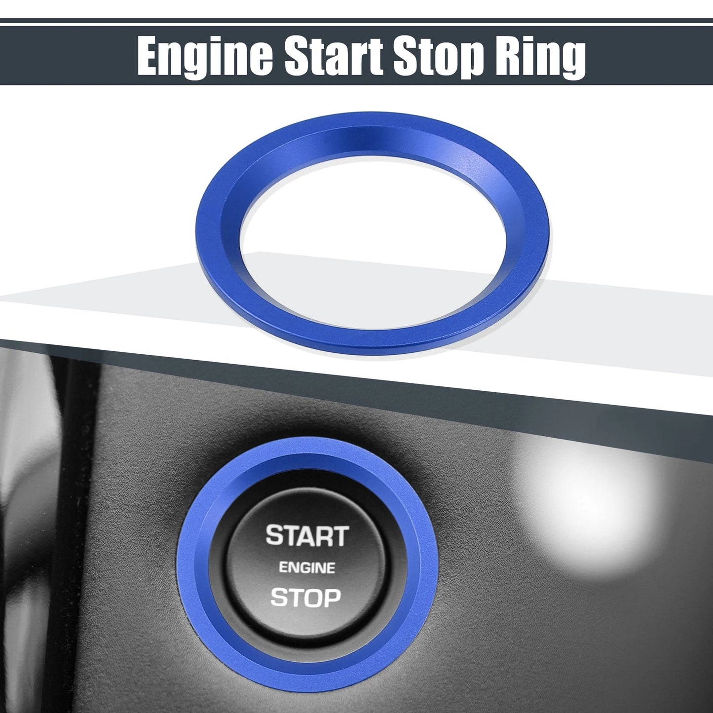 Engine Start Stop Button Cover Rings for Honda Accord Sedan (2018-2023)