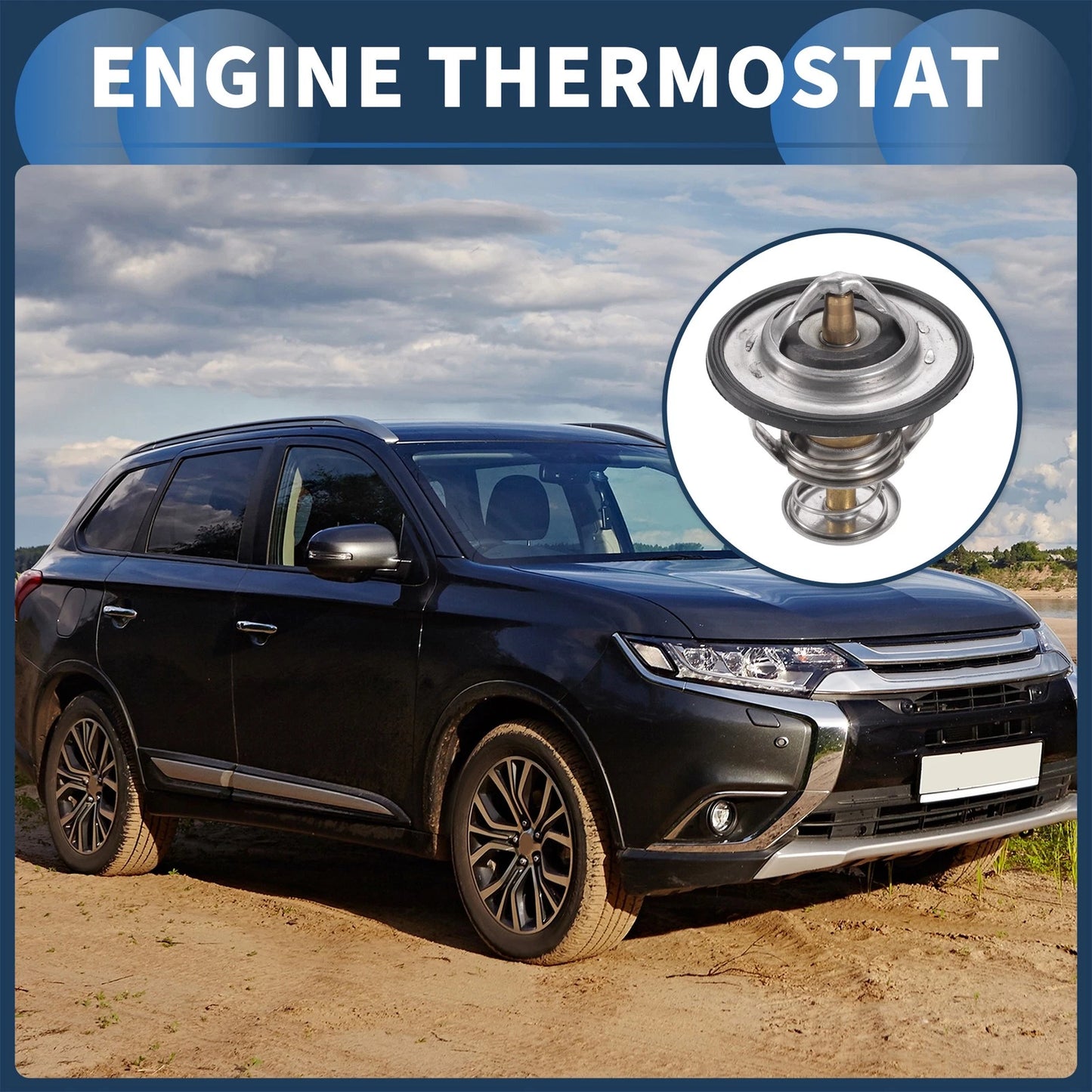 Engine Coolant Thermostat for Mitsubishi Lancer 2.0L (2002-2007)