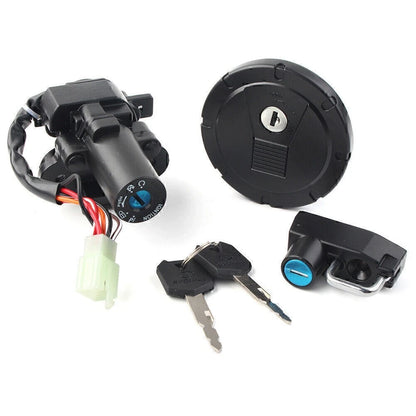 Ignition Switch Fuel Gas Cap Seat Lock Key for Kawasaki KLX250/250S/SF (2006-2023)