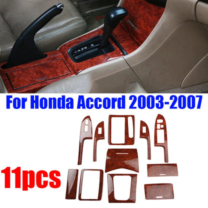 11pcs Interior Accessories Kit Cover Trim for Honda Accord (2003–2007)