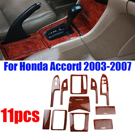 11pcs Interior Accessories Kit Cover Trim for Honda Accord (2003–2007)