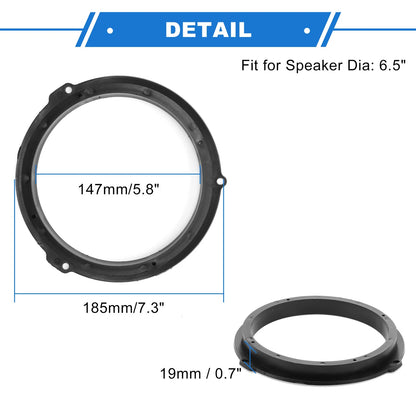 Speaker Spacer Ring Adapter for Ford Edge 6.5" (2015-2023) - 2 x Set