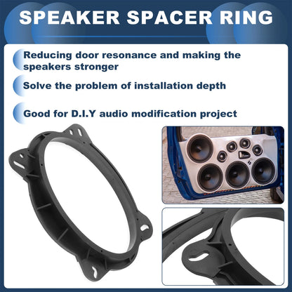 6x9" Speaker Spacer Ring Adaptor for Toyota  - 2 Pcs