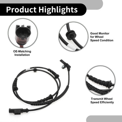 ABS Sensor Rear Left/Right for Fiat 500X (2016-2018)