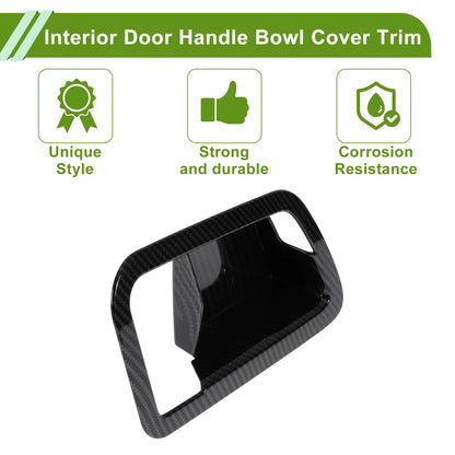 Interior Door Handle Bowl Cover Trim for Toyota Tundra (2022-2024) - 4 Pcs