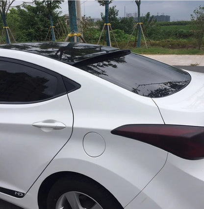 Factory Style Roof Spoiler Wing for 2011-2016 Hyundai Elantra Sedan Glossy Black