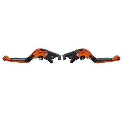 CNC Orange Extendable Brake Clutch Levers for Suzuki GSXS125 GSXR150 (2017-2019)