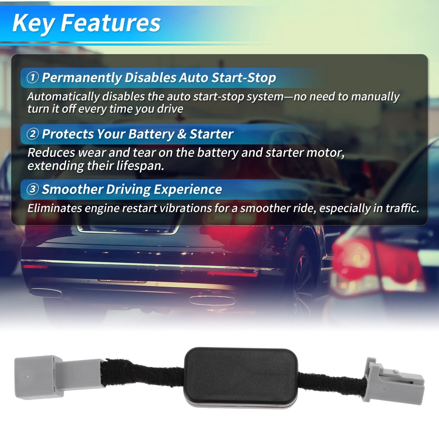 Auto Start Stop Eliminator for Nissan Rogue (2014-2021)