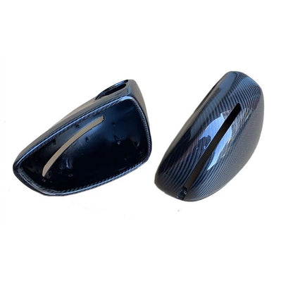 Real Carbon Fiber Side Mirror Cover Shell For Audi TT TTS TTRS MK2 R8 2007-14