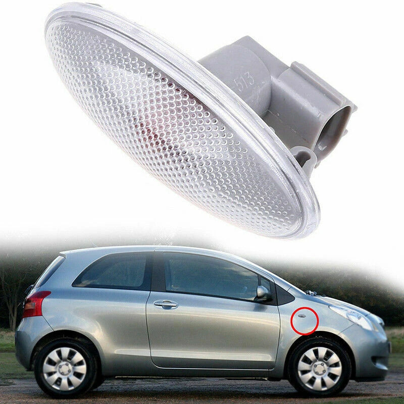 Side Fender Turn Signal Light for Toyota Corolla, Camry, Yaris (2007-2023)