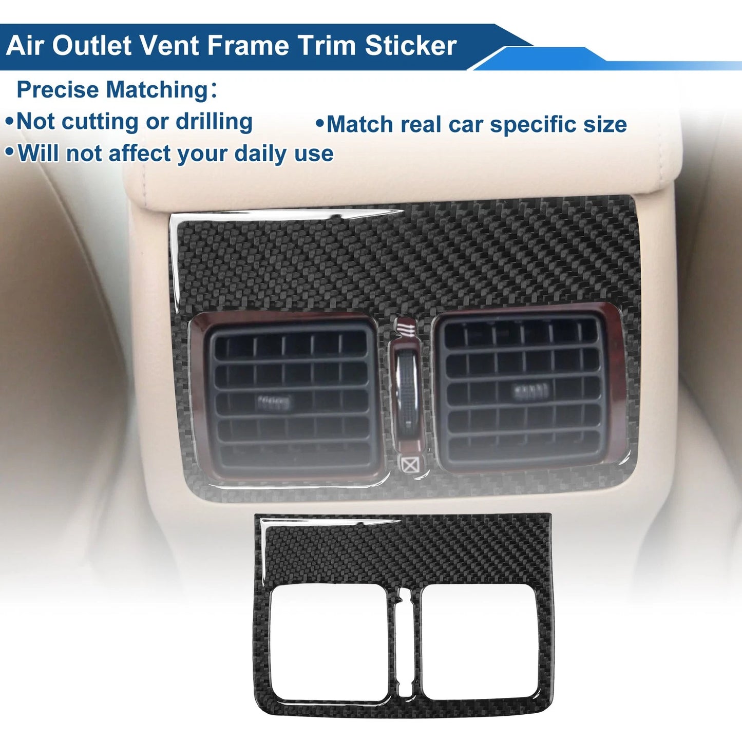 Air Condition Outlet Vent Trim Cover Frame 1 pair for Toyota Camry (2012–2014)