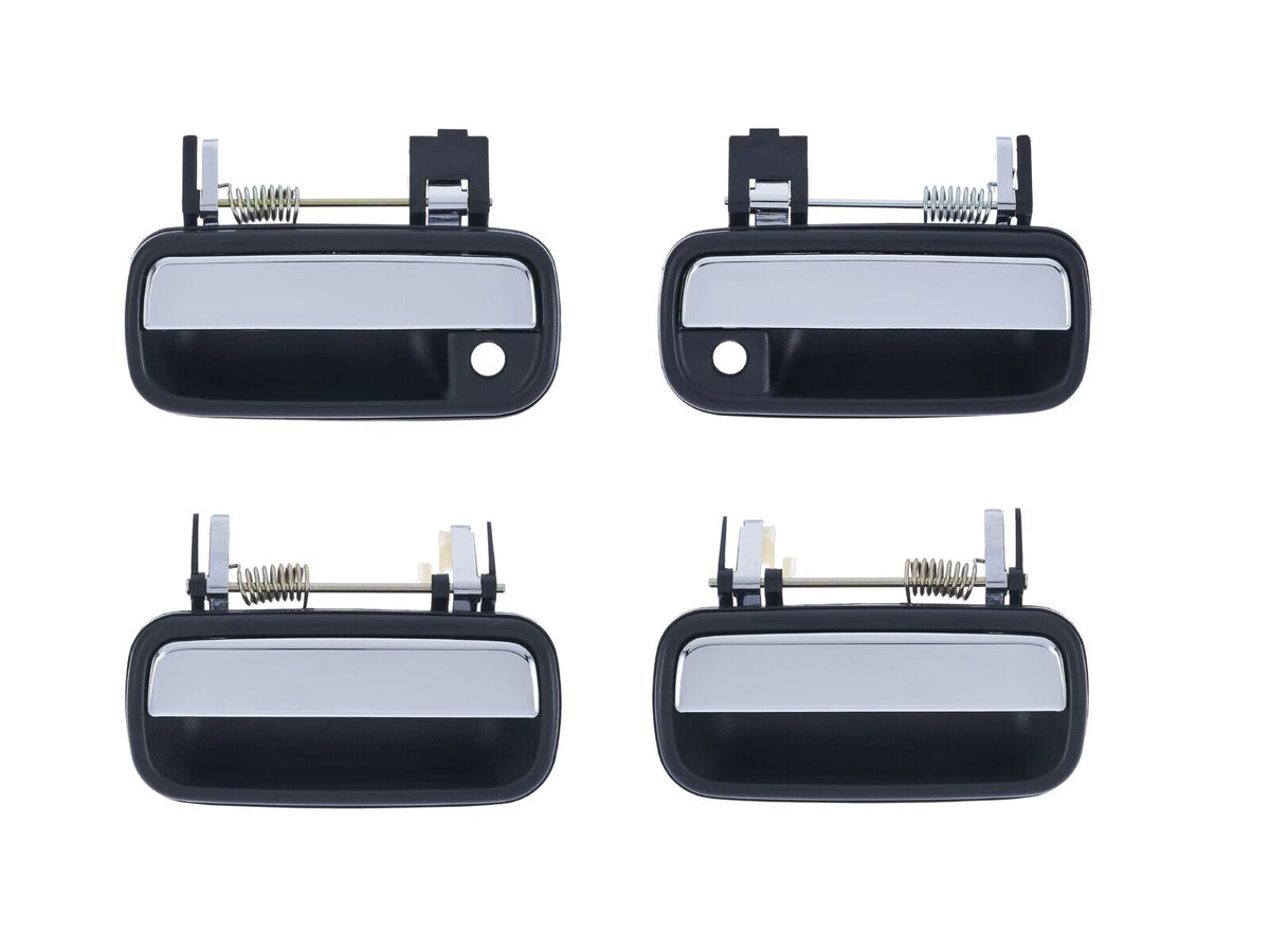 4pc Front & Rear Right & Left Door Handles Chrome for Toyota Hilux (1995–2005)