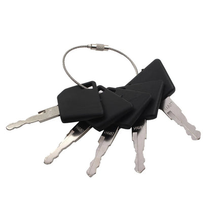 5 x Ignition Keys for JCB, Bobcat, Caterpillar, Dynapac, Gehl, Volvo