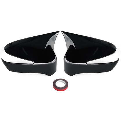Gloss Black Mirror Cover Cap Trim for Honda Civic (2006–2012)
