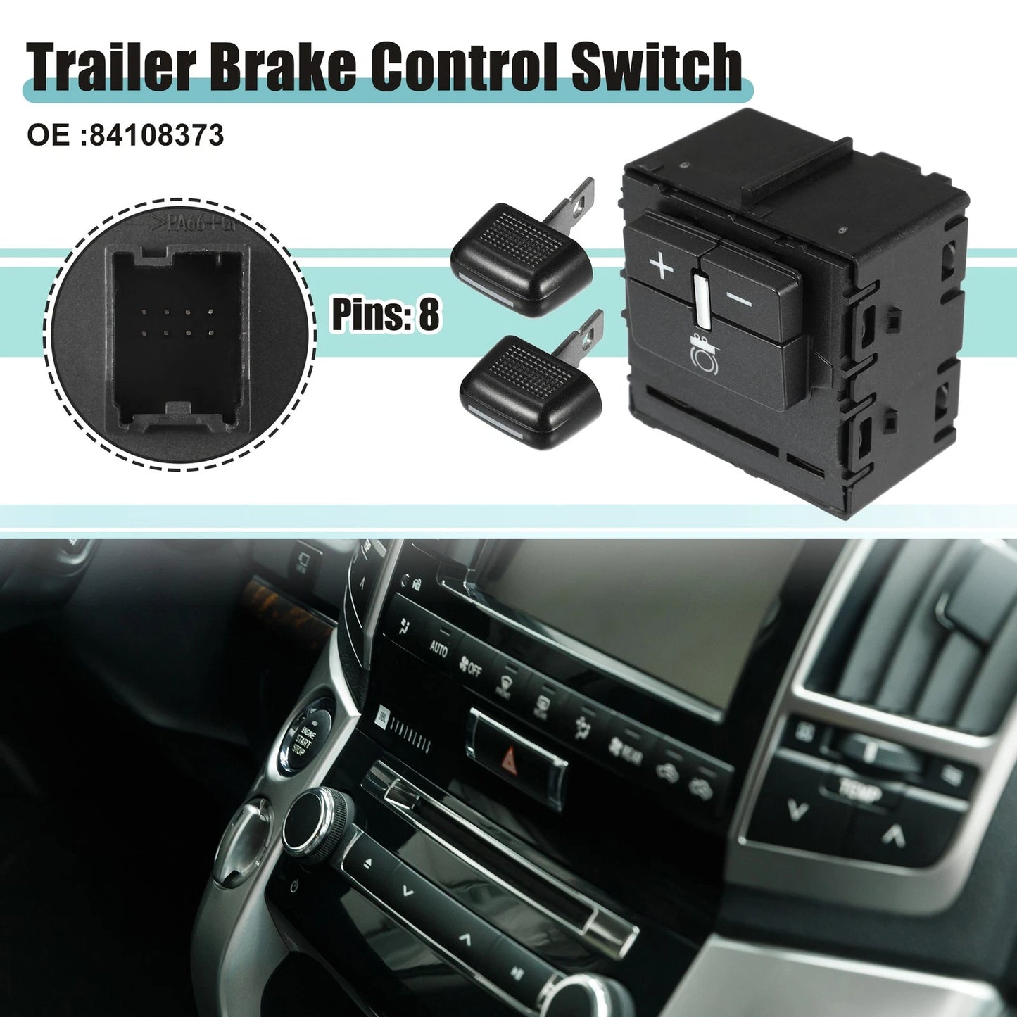 Trailer Brake Control Switch Car Accessories for Chevrolet Colorado (2016-2021)