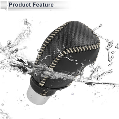 Car Gear Shift Knob Cover for Toyota Camry 2019-2022 Black Carbon Fiber