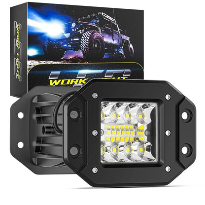 Work Light Flush Mount for Car LED Light Off Road