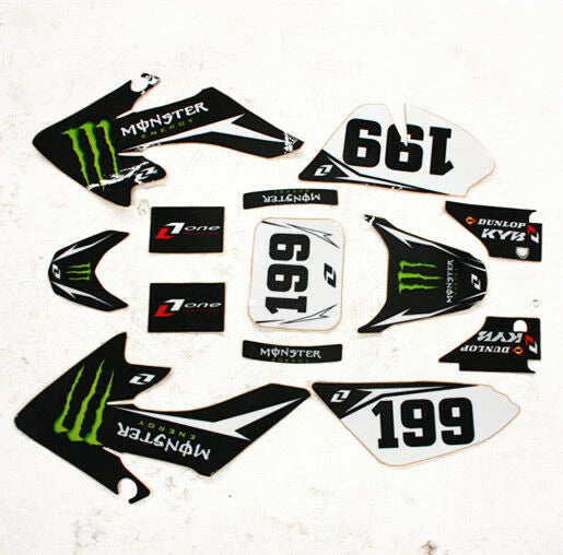 3M 199 MONSTER Decals Graphics Stickers for CRF50 PIT PRO Trail Dirt Bike