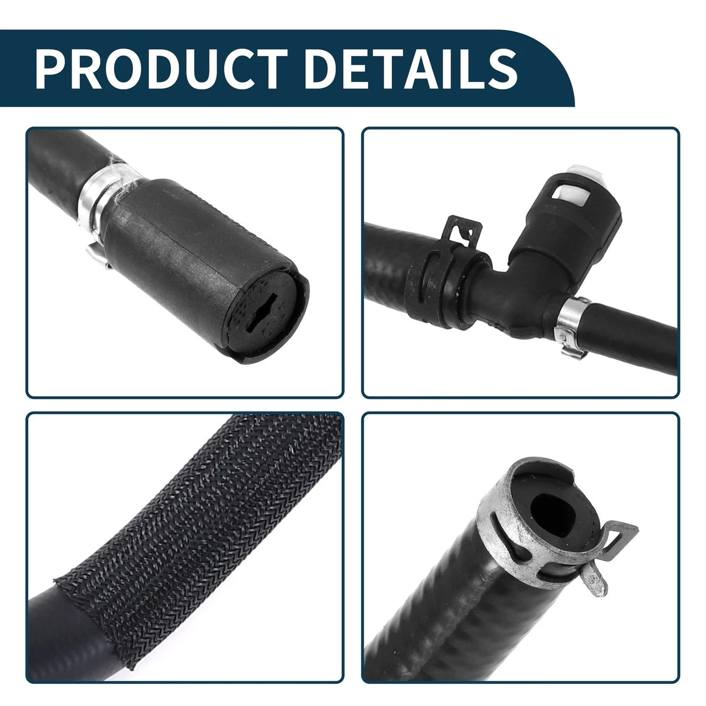Radiator Hose Heating Water Pipe for Ford Fusion (2006-2012) Rubber 1 x Pc