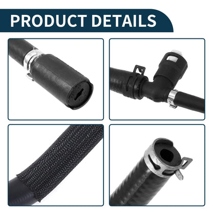 Radiator Hose Heating Water Pipe for Ford Fusion (2006-2012) Rubber 1 x Pc