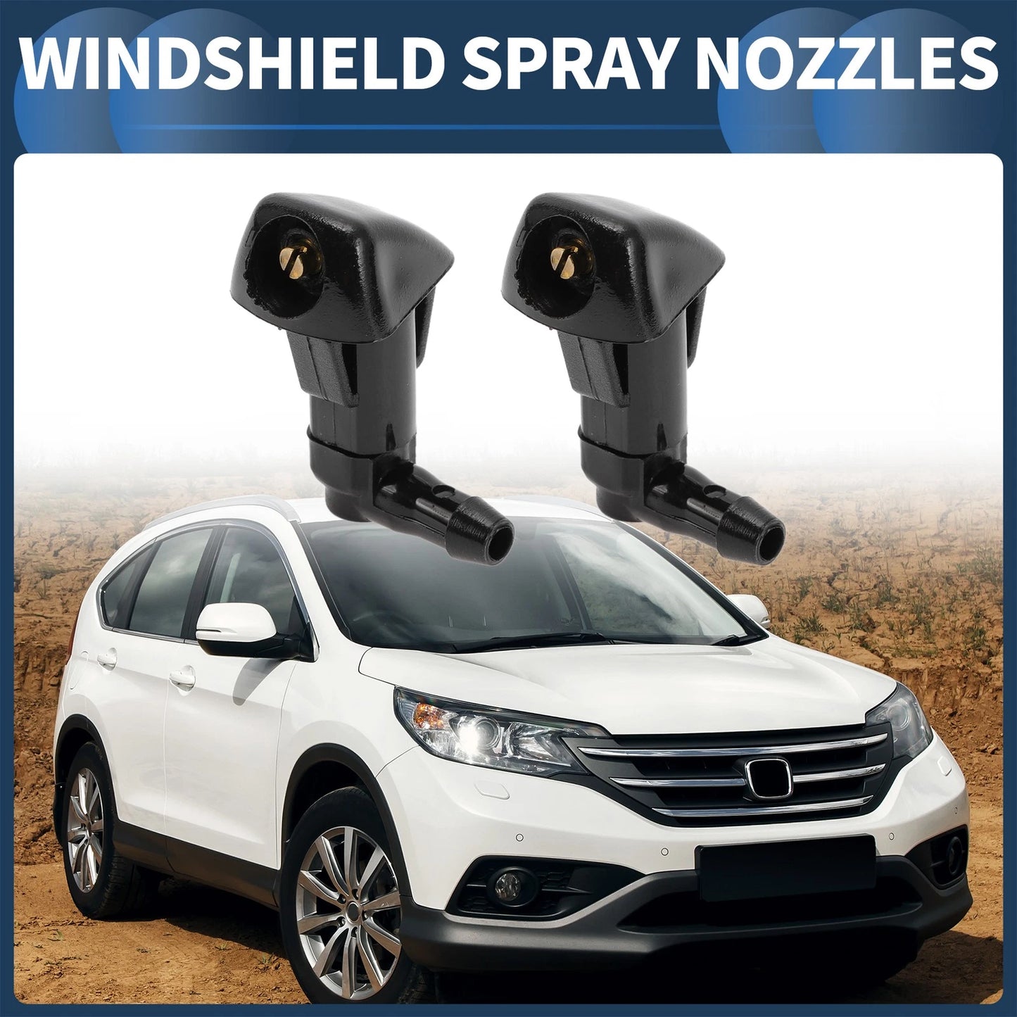 Front Windshield Washer Nozzles  for Honda Civic (2006-2011)