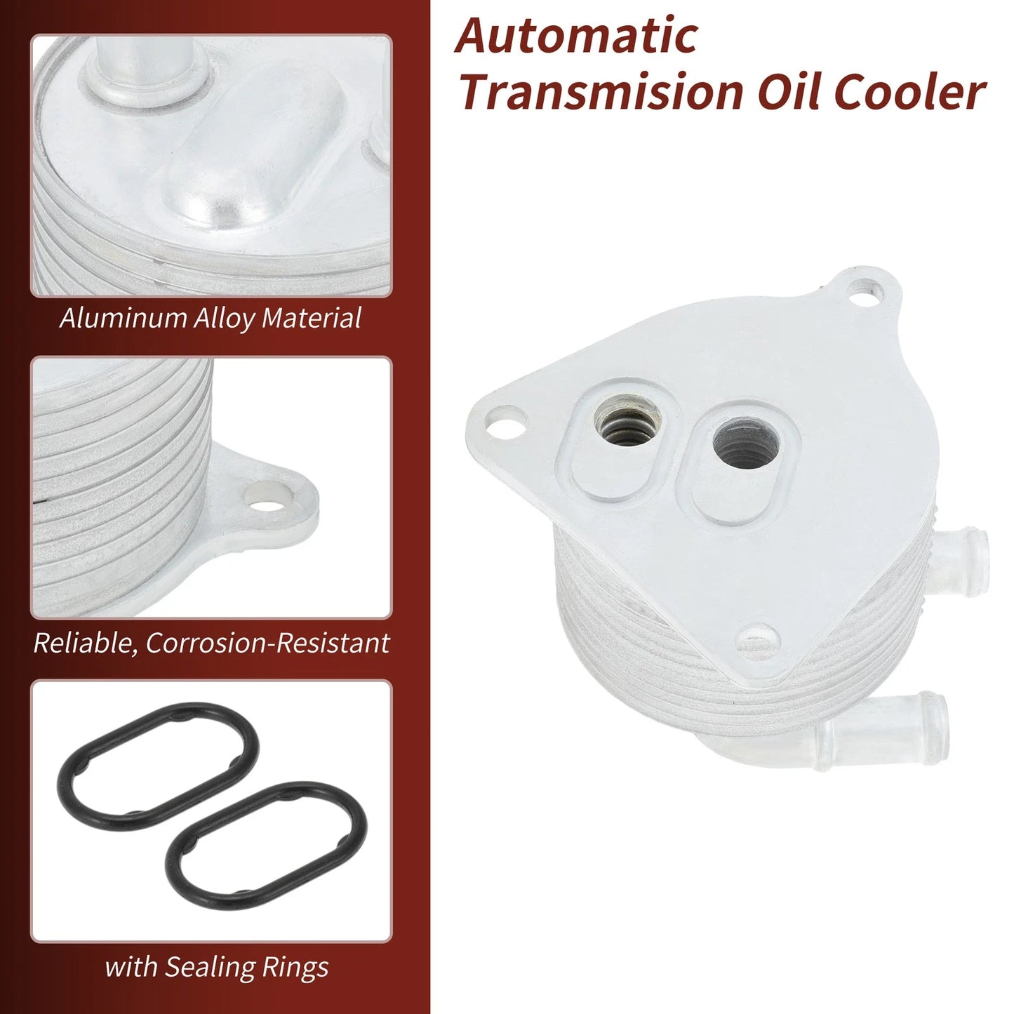 Engine Oil Cooler w/Gaskets for Jeep Compass (2018-2022)