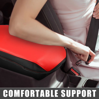 Center Console Armrest Cover for Mazda CX-5 (2017-2023) Black Red
