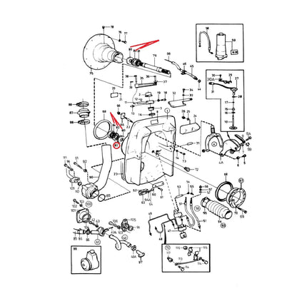 Primary Shaft Repair Kits for Volvo Penta DP-D/DP-A/DP-B/SP-A (DP Series)
