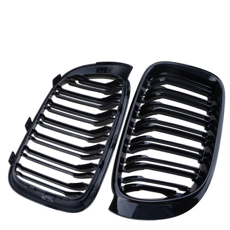 Gloss Black Front Kidney Grille for BMW X3 F25, X4 F26 (2014-2017)