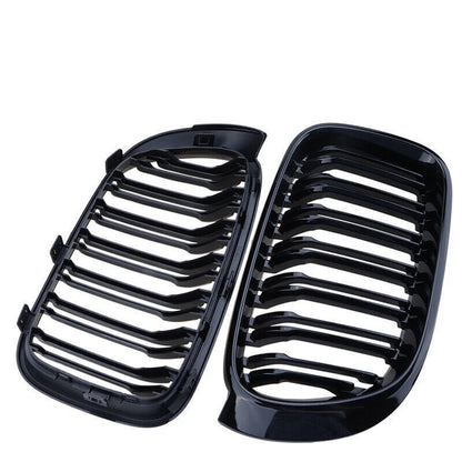 Gloss Black Front Kidney Grille for BMW X3 F25, X4 F26 (2014-2017)