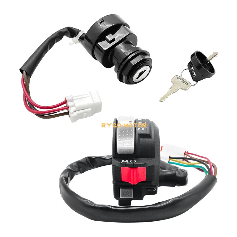 Handlebar Start/Stop & Ignition Key Switch for Yamaha YFZ 450 (2006–2013)