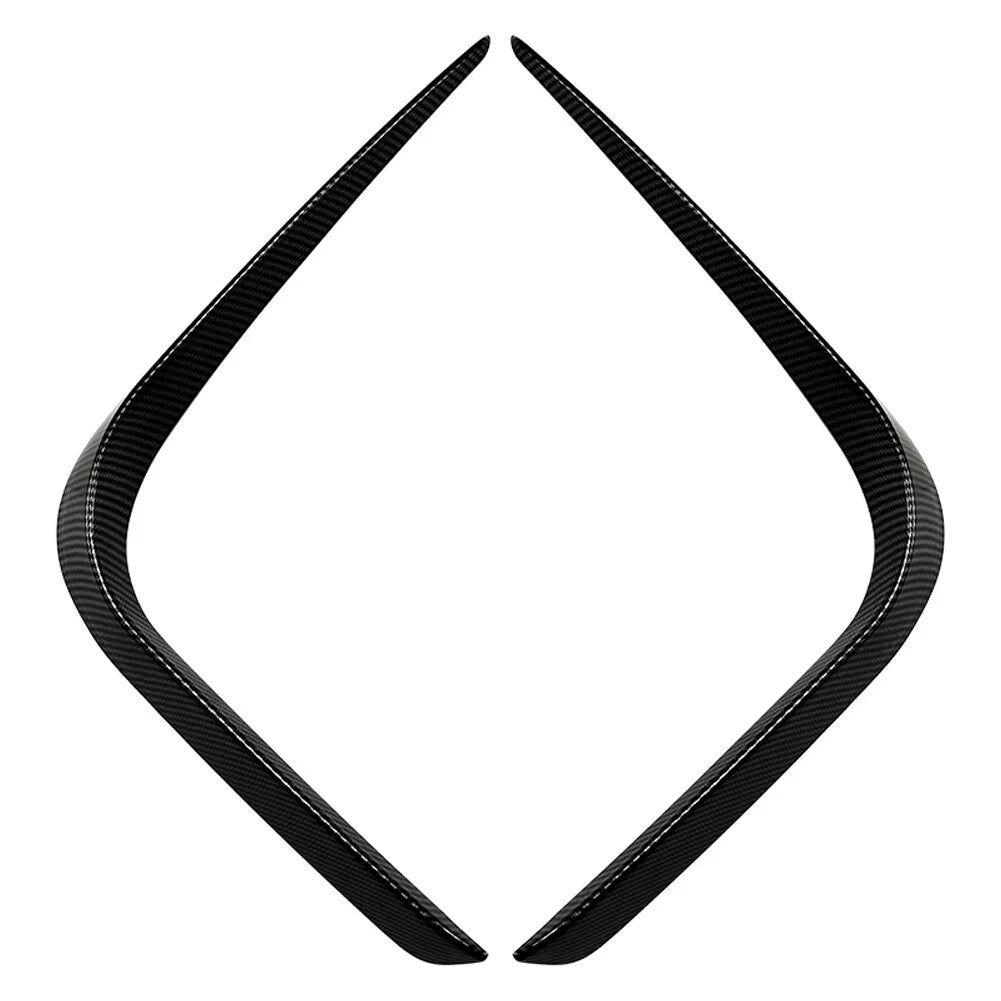 Carbon Black Front Bumper Side Vent Cover Trim for BMW X5 G05 (2019-2022)