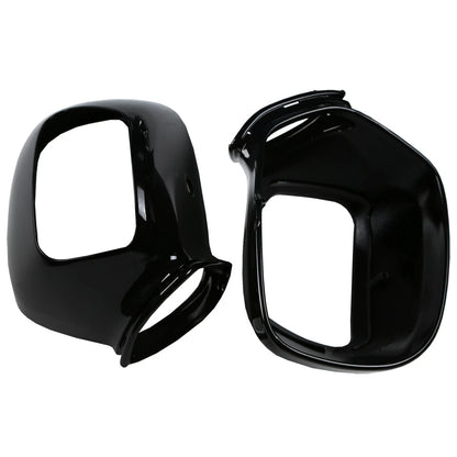 Black Rear View Mirror Case Covers for Honda Goldwing GL1800 (2001-2017)