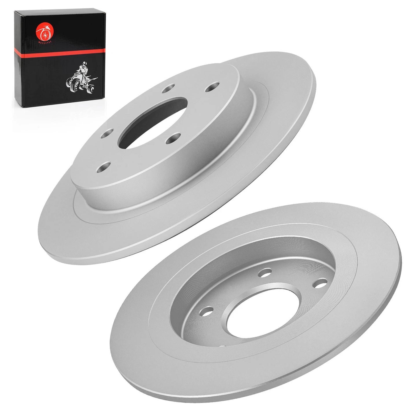 2x Front/Rear Brake Rotor for Polaris Ranger XD 1500/Crew XD 1500 (2024–2025)