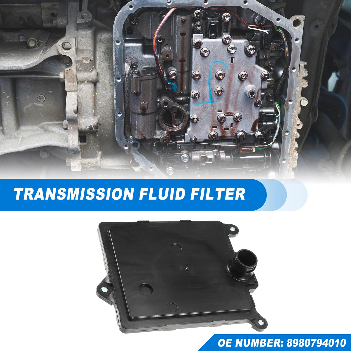 Transmission Fluid Filter Oil Pan for Isuzu NPR (2004-2023)