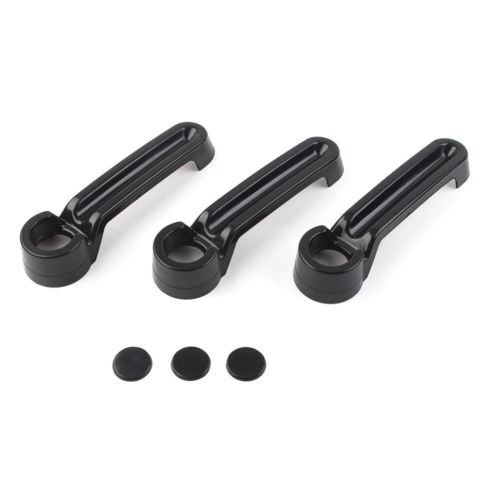 6 x Exterior Door Handle Tailgate Cover Trim for Jeep Wrangler JK (07-17)