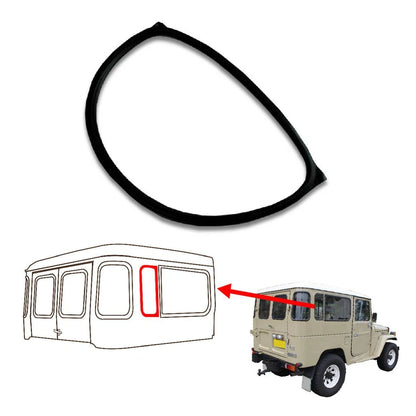 Door Seal Rear Weatherstrip Rubber Fits Toyota Land Cruiser FJ40 SUV 1980-84 D05