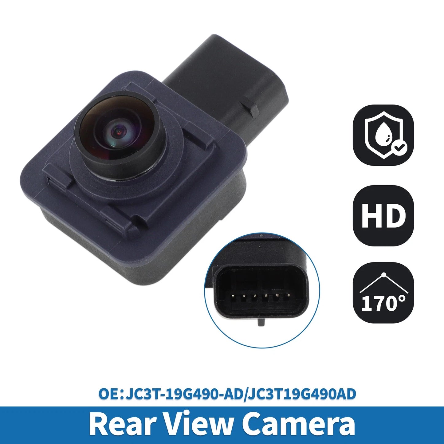 Rear Park Assist Backup Camera for Ford F250 F350 F450 F550 Super Duty (2017-2022)