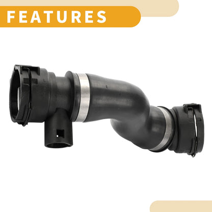 Radiator Hose for BMW 5 Series (2002-2010) Rubber Black