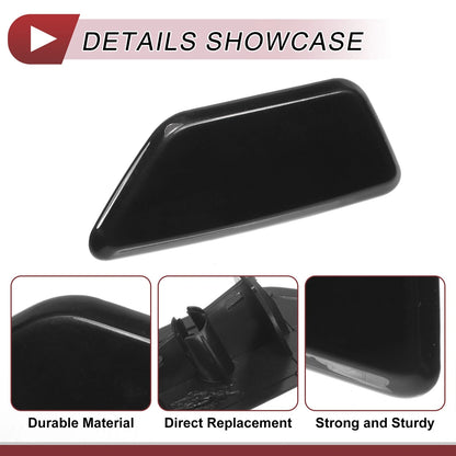 Front Left Washer Nozzle Cover for Subaru Legacy (2010-2014) Black
