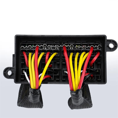 4 x 40A Relay & 12 Fuses Pre-Wired Fuse Relay Box for Car Marine Boat