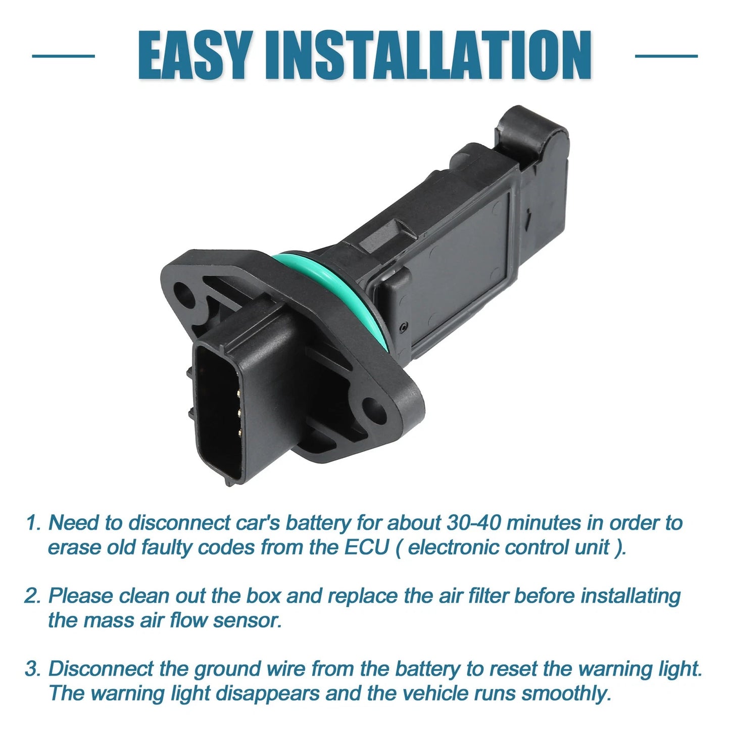 Mass Air Flow Sensor Replacement for Nissan Maxima (2002 - 2003)