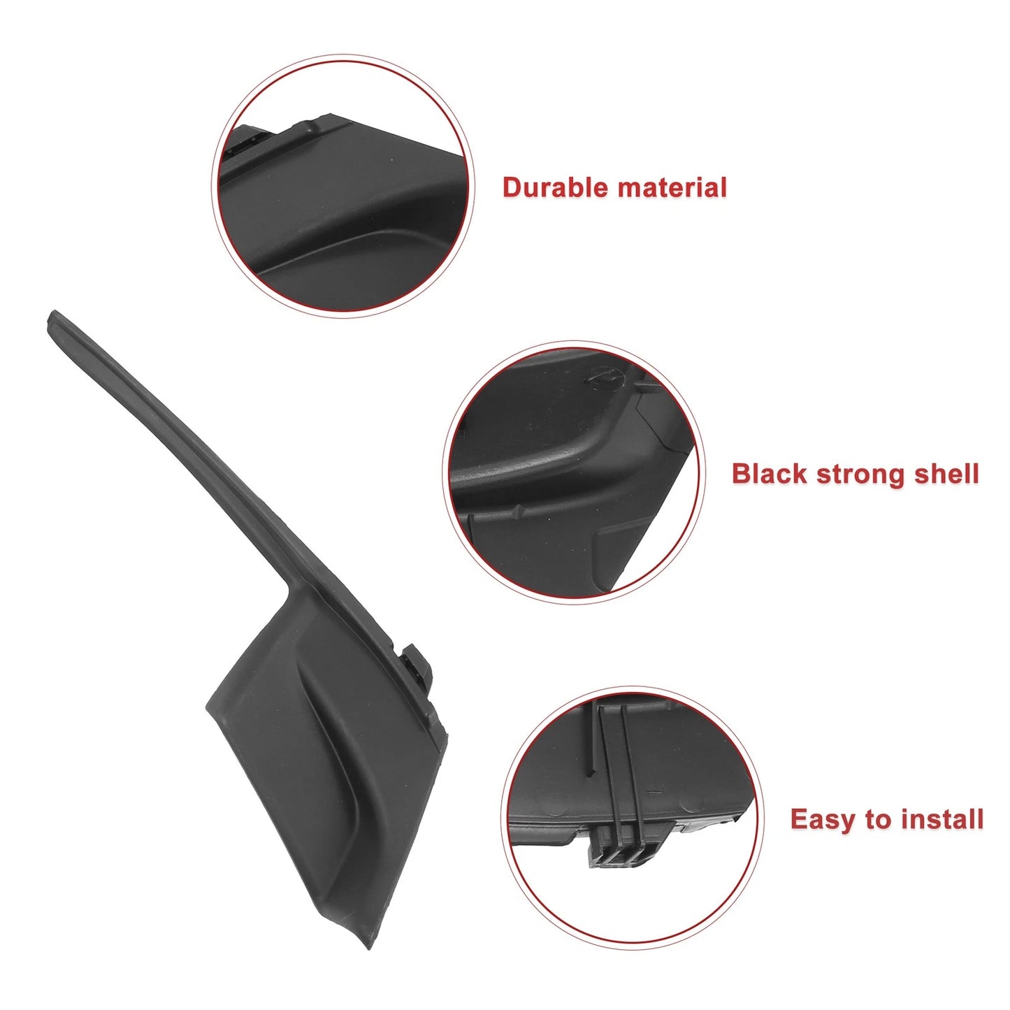 Front Left Windshield Wiper Cowl Panel for Toyota Sienna (2011-2020)