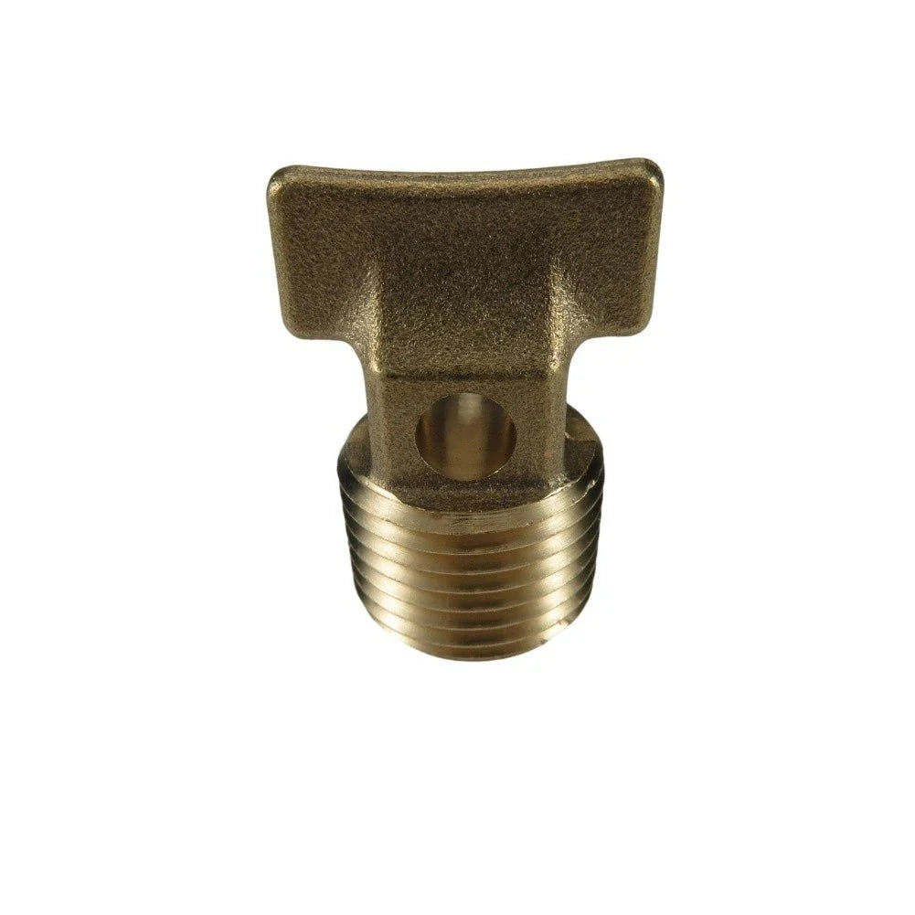 Brass 12" Boat Drain Stopper for Most Standard 12 NPT Sockets