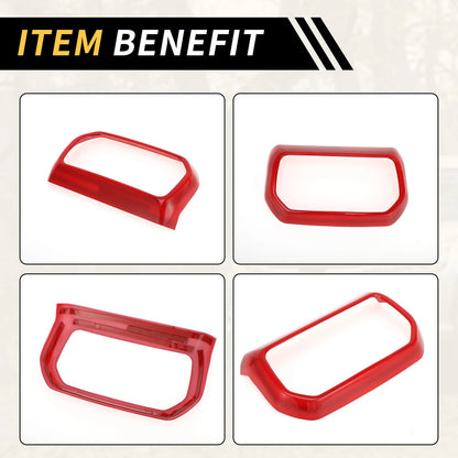 Rear Air Vent Armrest AC Outlet Panel Cover for Jeep Wrangler JL JLU (2018-2023)