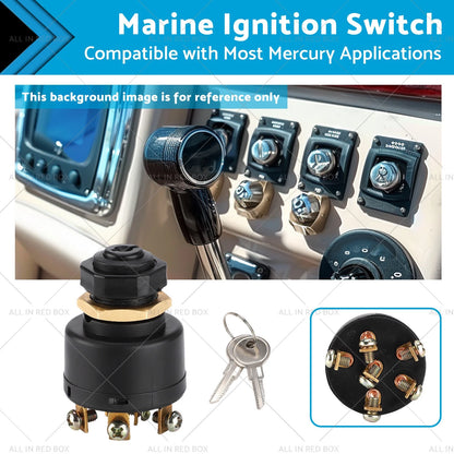 Marine Ignition Switch for Mercury Applications (1987-2023)