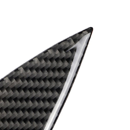 Carbon Fiber Headlight Sticker Eyelid Cover Eyebrows fits Benz C Class 2007-2011